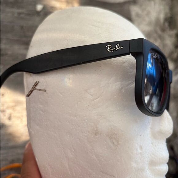 Ray-Ban Polarized Sunglasses Justin Gradient glasses y2k eyewear accessory frame - Picture 2 of 9